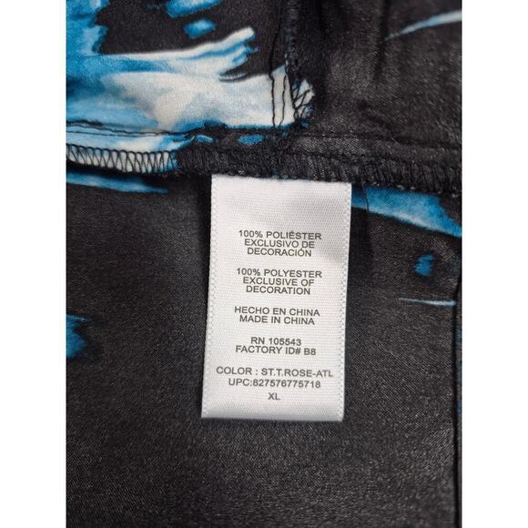 NWT Derek Lam For Design Nation Halter Dress Tunic Black/Teal/White Poly Sz XL - Picture 8 of 8